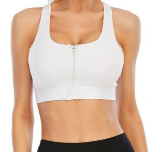 90 Degree Sports Bra White Small